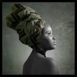 African Lady Tanyana Framed Print 45cm x 45cm
