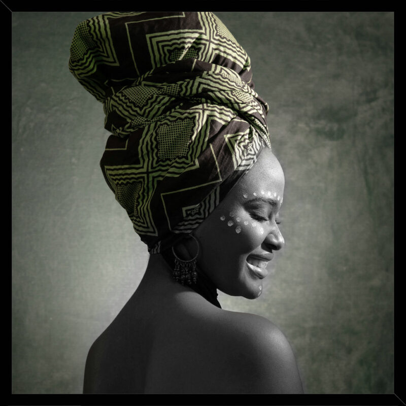 African Lady Niarobi Framed Print 45cm x 45cm
