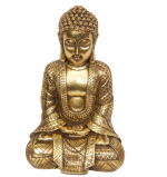 Gold Buddha Rulai Sitting 38cm