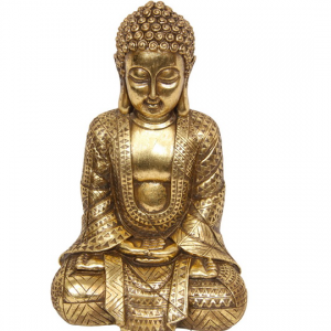 Gold Buddha Rulai Sitting 38cm