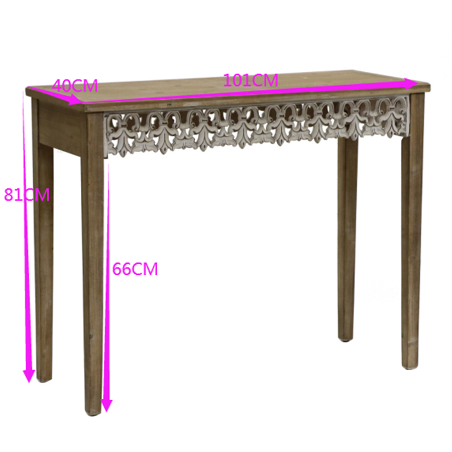 Emporium Fleur Console Table 101x40x81cm