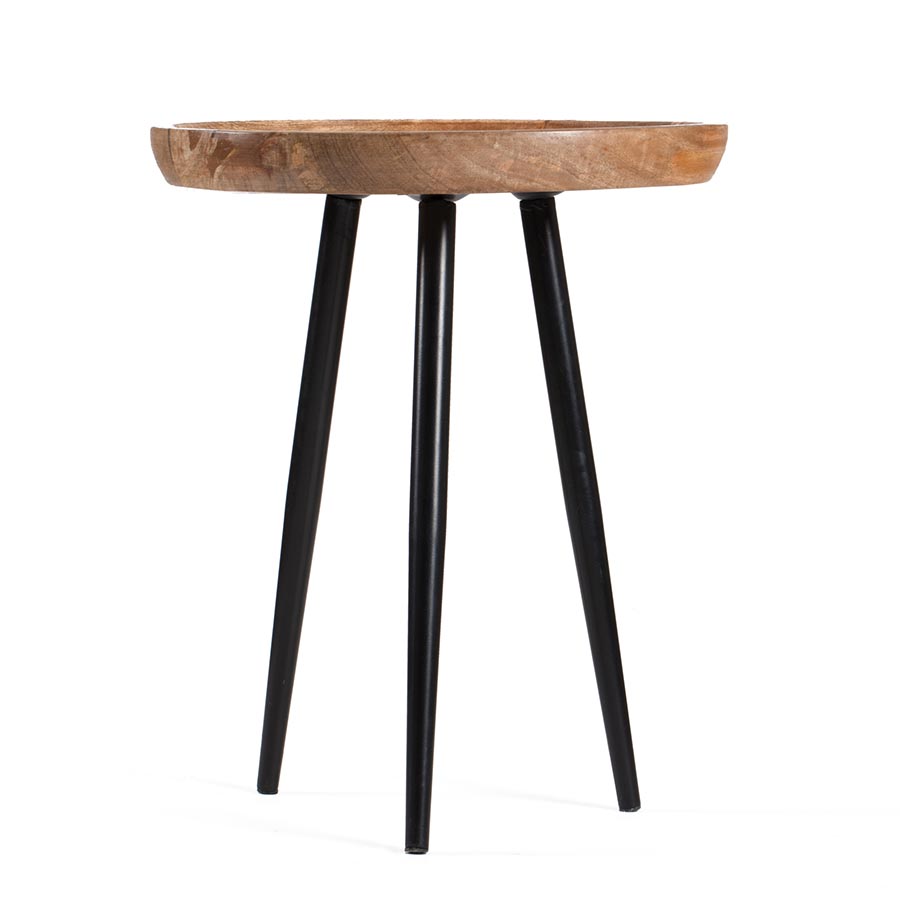 Mango Wood Trio Side Table 40x46cm
