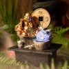 Happy Buddha Water Feature Spinning Ball Led 27cm