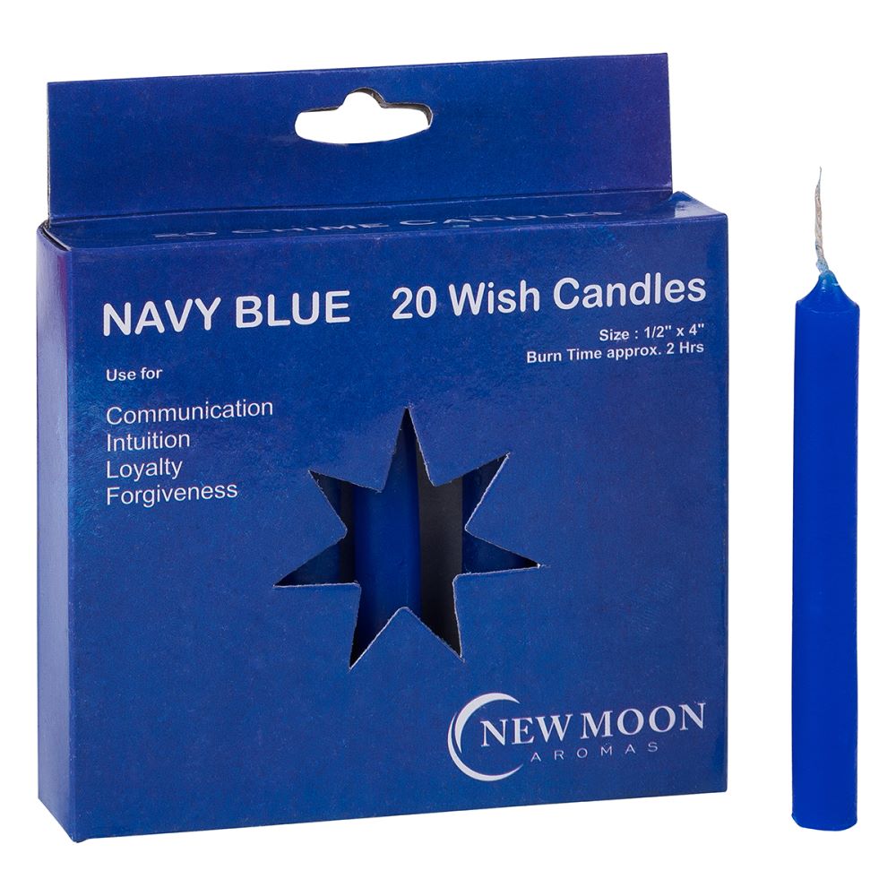 Navy Blue Candles