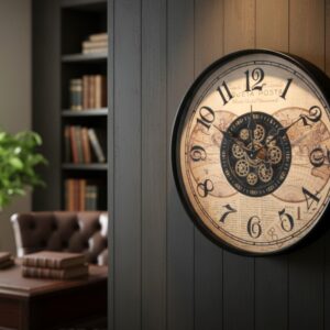 Atlas wall clock gear 60cm